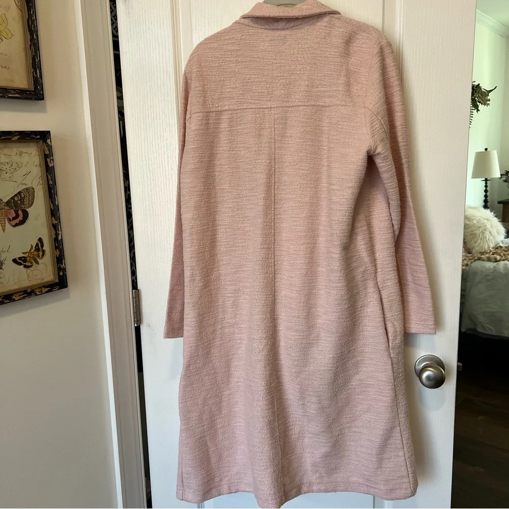 Steve Madden SLUB KNIT JACKET IN ROSE TAUPE size large